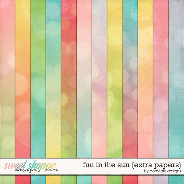 Fun in the Sun Extra Papers by Ponytails