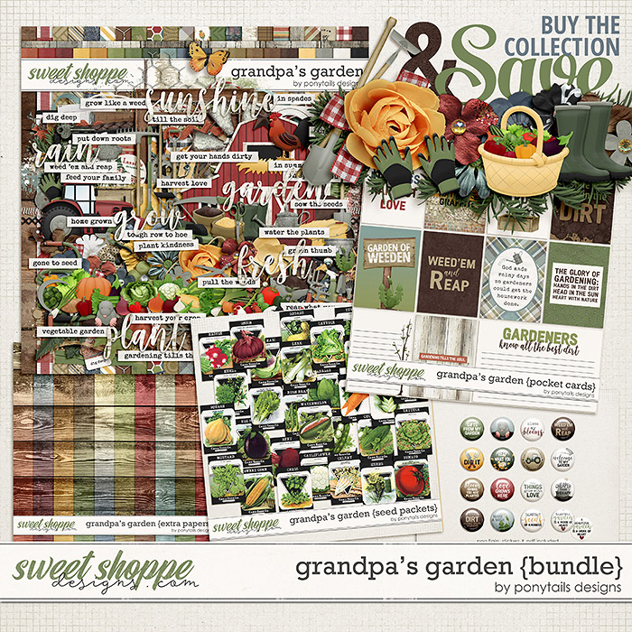 Grandpa's Garden Bundle by Ponytails