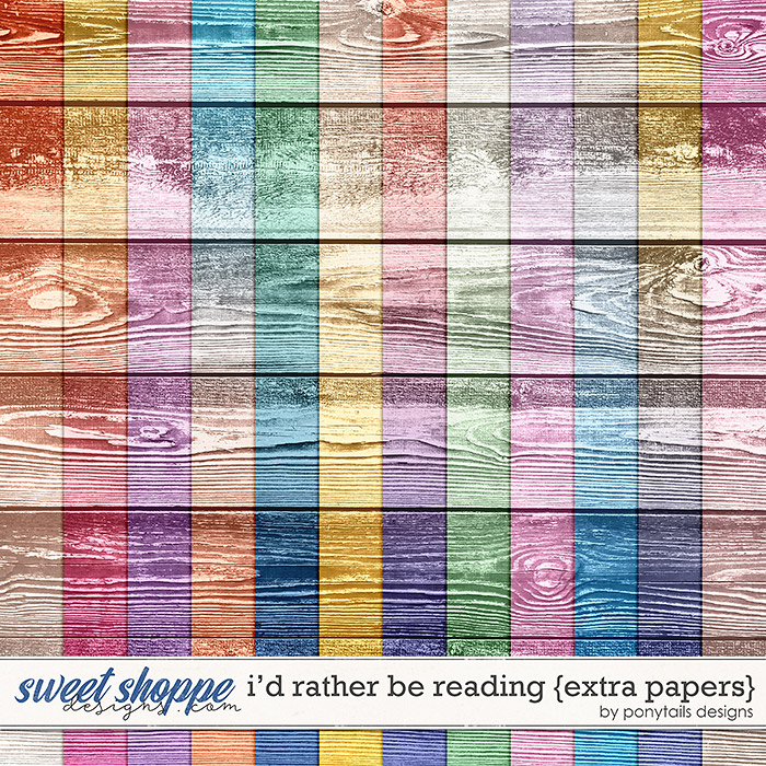 I'd Rather Be Reading Extra Papers by Ponytails