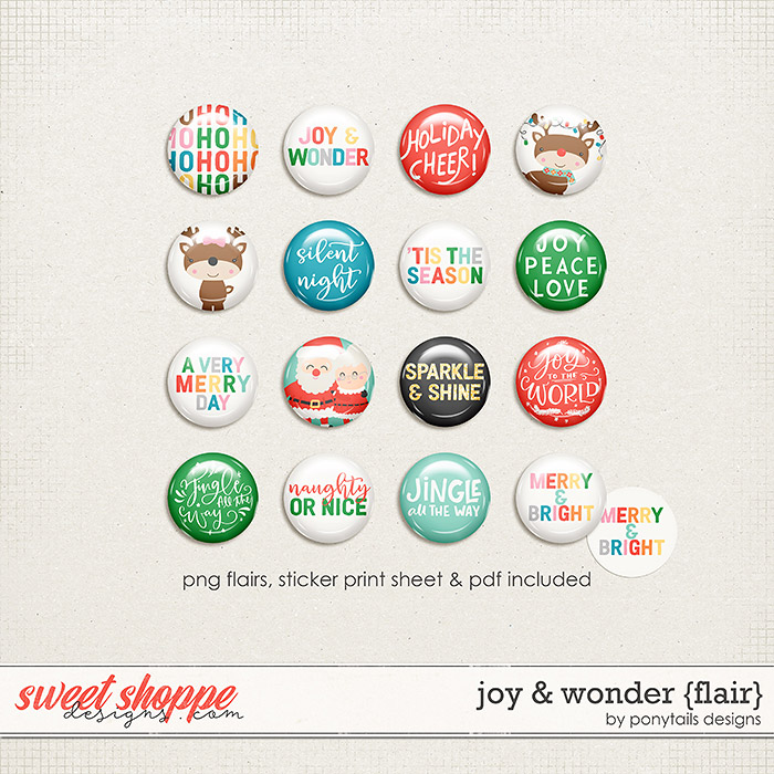 Joy & Wonder Flair by Ponytails