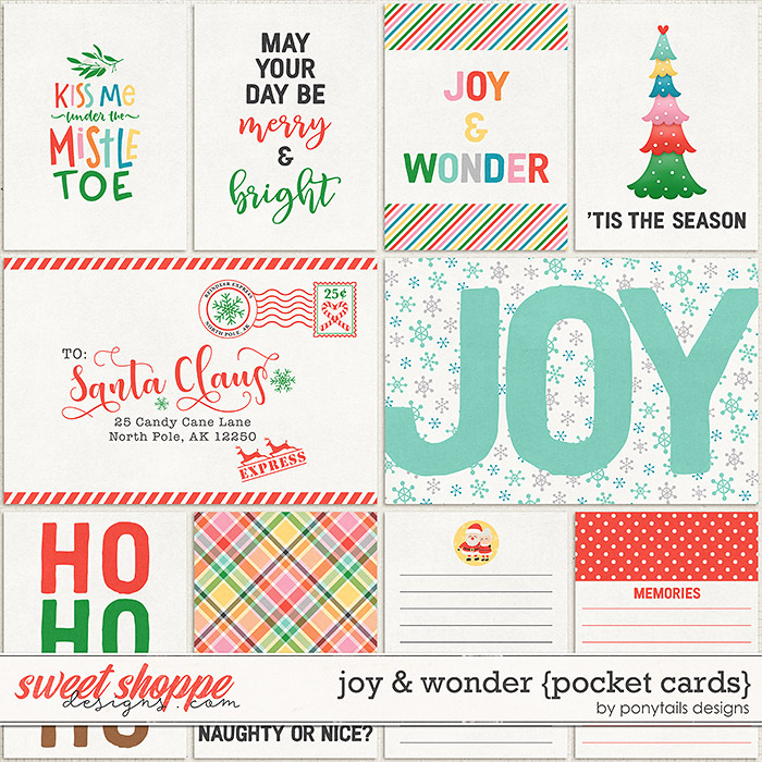 Joy & Wonder Pocket Cards by Ponytails