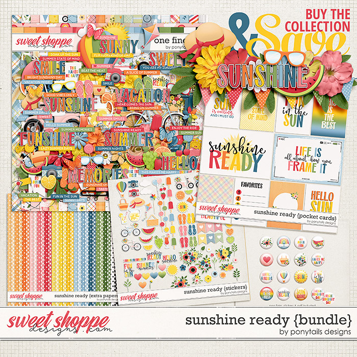 Digital Scrapbook Kit for Girls and Babies sweet Stuff 35 Elements 20  Papers 12x12 Alphabet PNG 