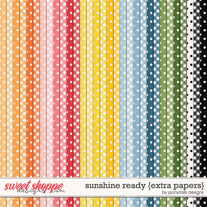 Sunshine Ready Extra Papers by Ponytails