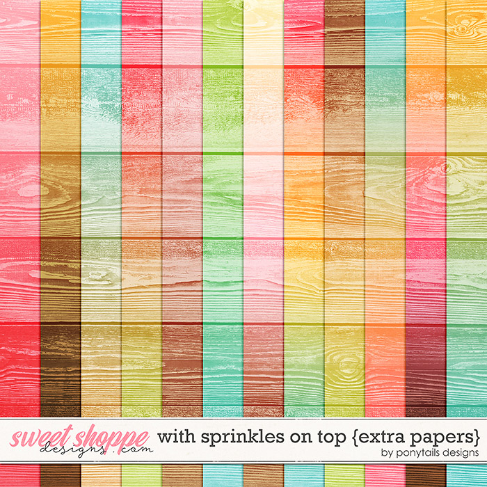 With Sprinkles on Top Extra Papers by Ponytails