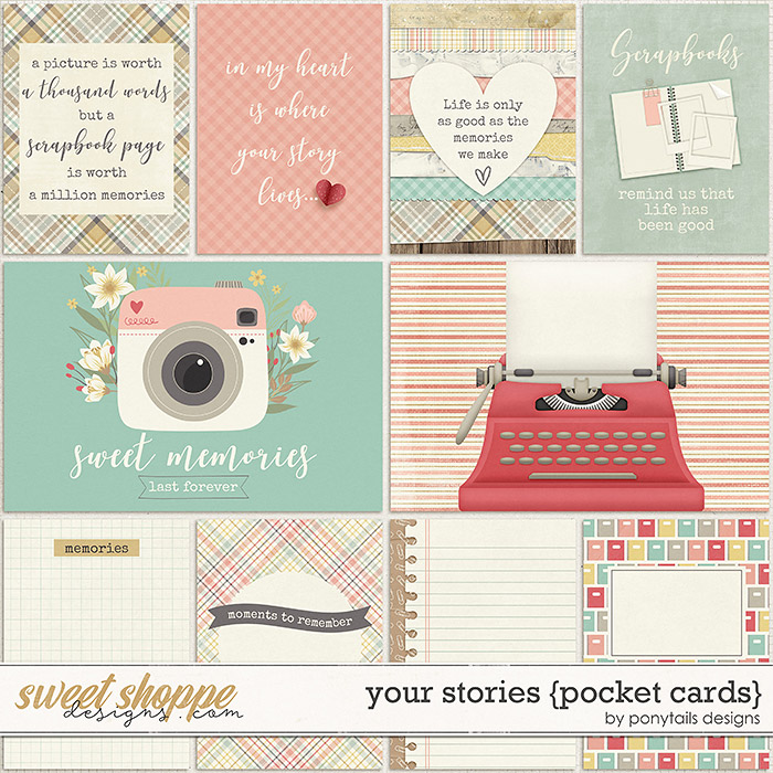 Your Stories Pocket Cards by Ponytails