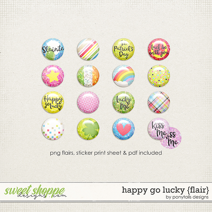 Happy Go Lucky Flair by Ponytails