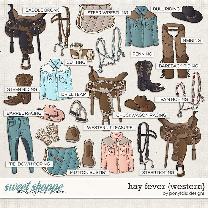 Hay Fever Western Add-On by Ponytails
