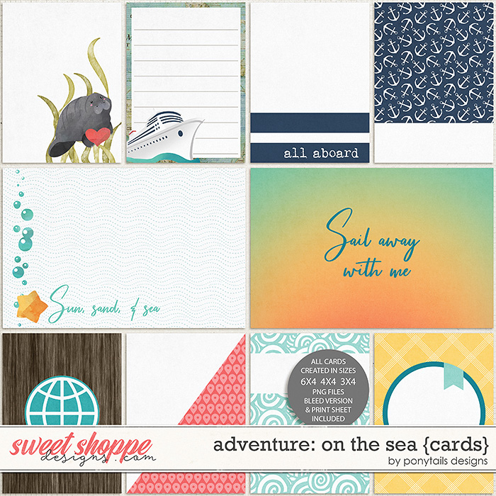 Adventure: On the Sea Pocket Cards by Ponytails
