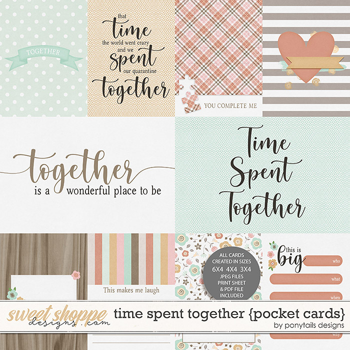 Time Spent Together Pocket Cards by Ponytails