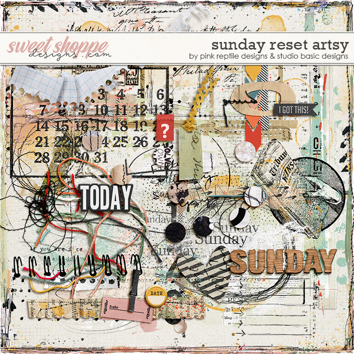 Sunday Reset Artsy by Pink Reptile Designs & Studio Basic