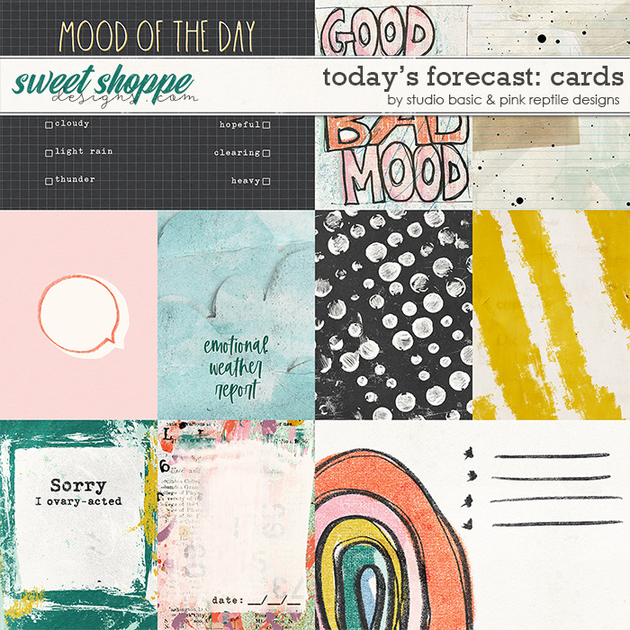 Today's Forecast Cards by Pink Reptile & Studio Basic