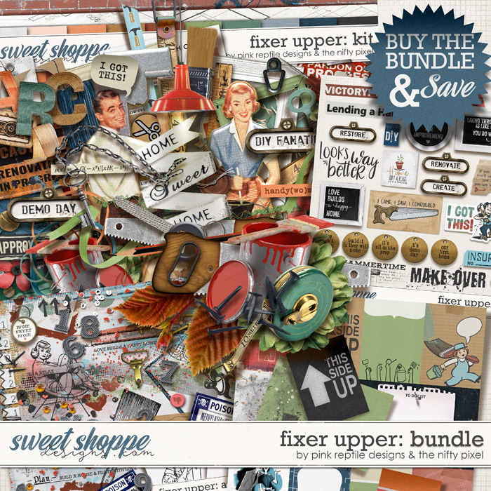 Fixer Upper Bundle by Pink Reptile Designs and The Nifty Pixel