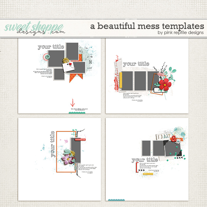 A Beautiful Mess Templates by Pink Reptile Designs