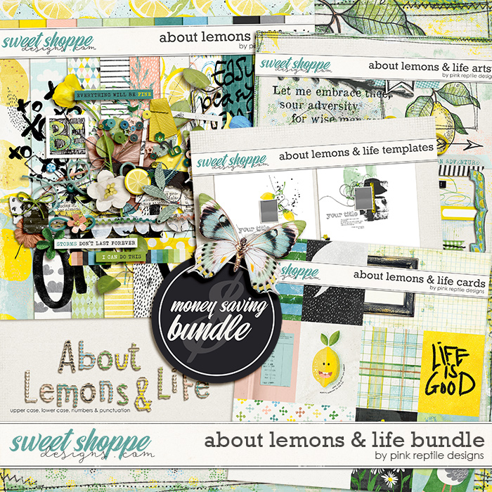 About Lemons & Life Bundle by Pink Reptile Designs