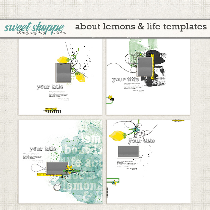 About Lemons & Life Templates by Pink Reptile Designs