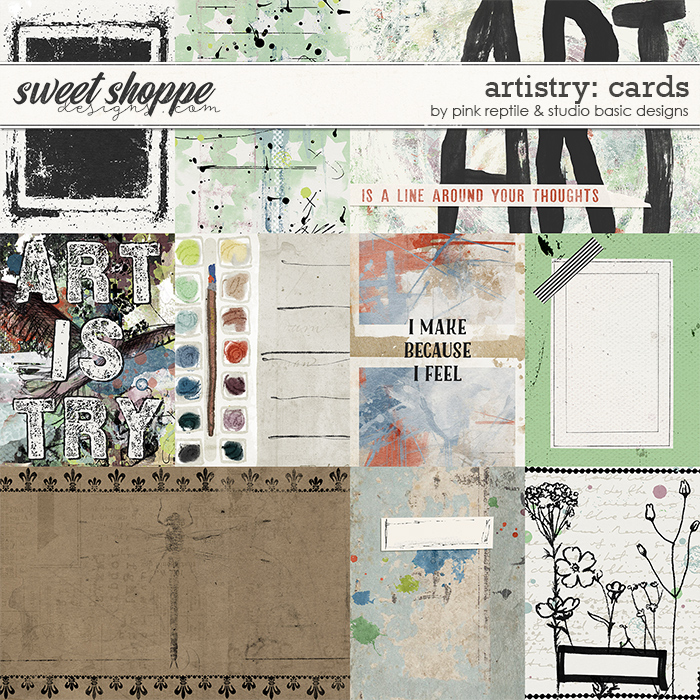 Artistry Cards by Pink Reptile & Studio Basic