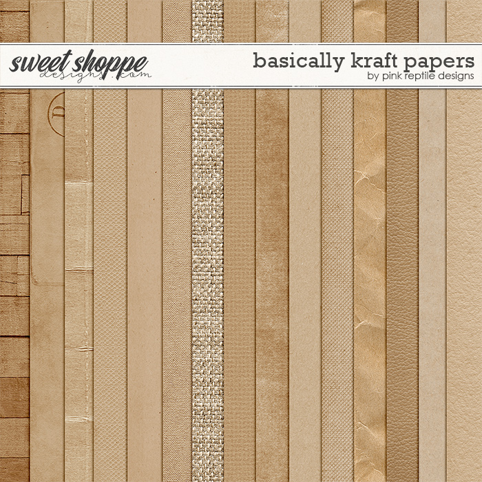 Basically Kraft Papers by Pink Reptile Designs