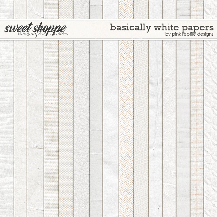 Basically White Papers by Pink Reptile Designs