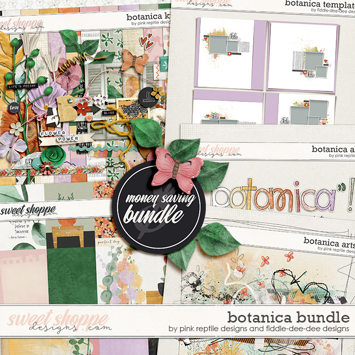 Botanica Collab Bundle by Pink Reptile Designs & Fiddle-Dee-Dee Designs