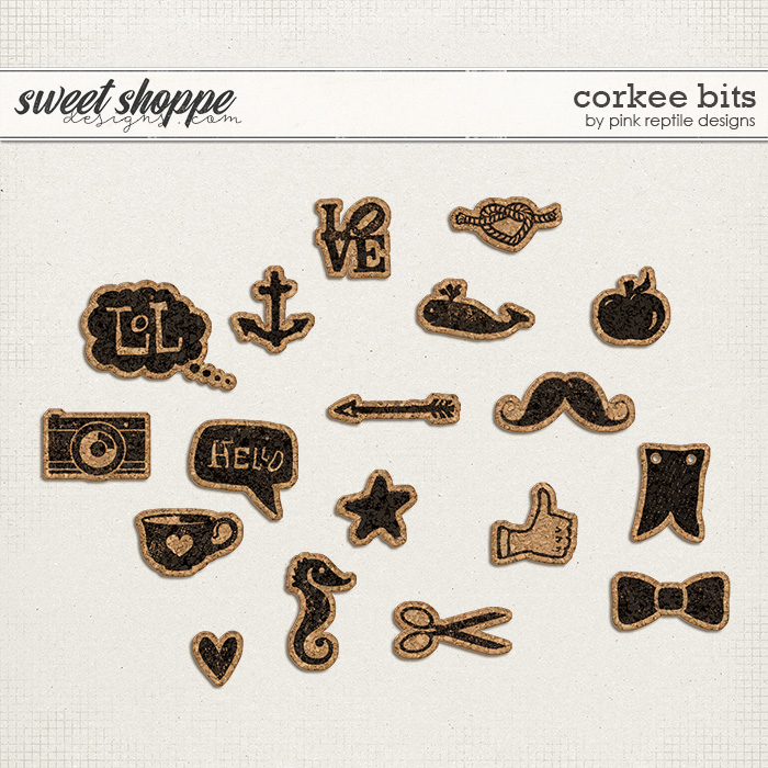 Corkee Bits by Pink Reptile Designs