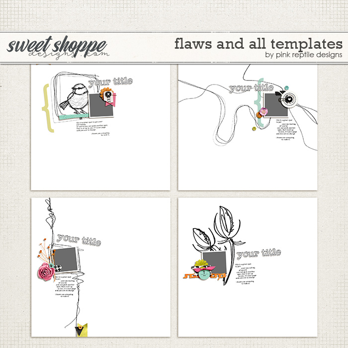 Flaws and All Templates by Pink Reptile Designs