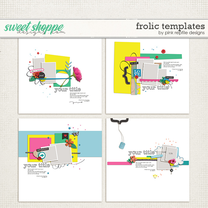 Frolic Templates by Pink Reptile Designs