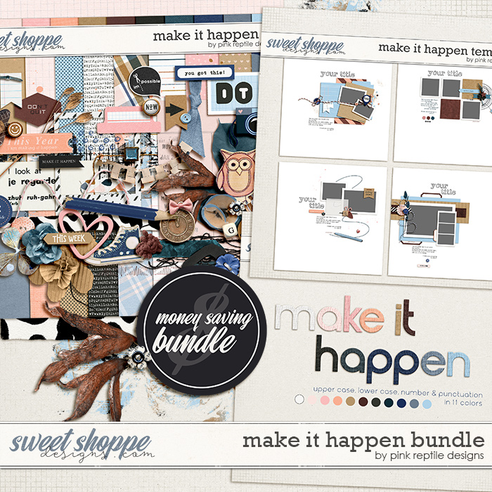 Make It Happen Bundle by Pink Reptile Designs