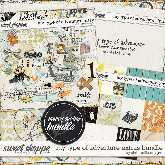 My Type Of Adventure Extras Bundle by Pink Reptile Designs