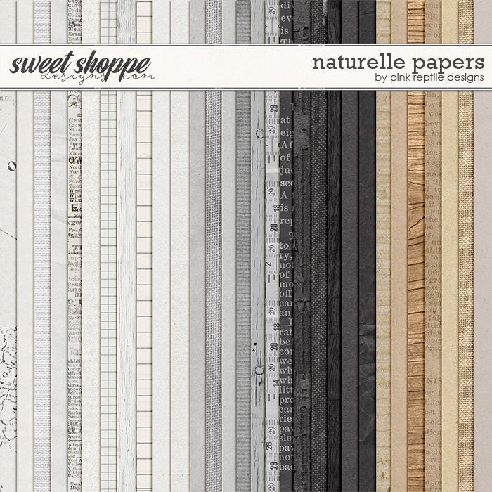 Naturelle papers by Pink Reptile Designs