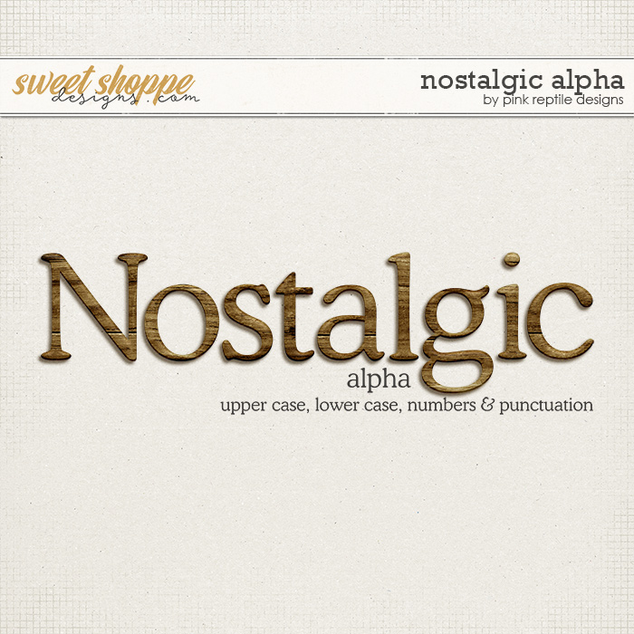 Nostalgic Alpha by Pink Reptile Designs