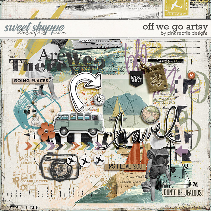 Off We Go Artsy by Pink Reptile Designs