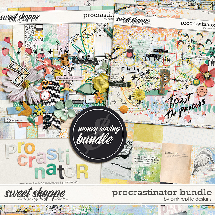 Procrastinator Bundle by Pink Reptile Designs