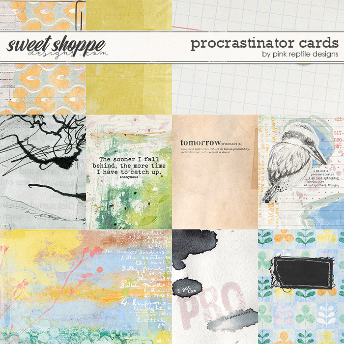 Procrastinator Cards by Pink Reptile Designs