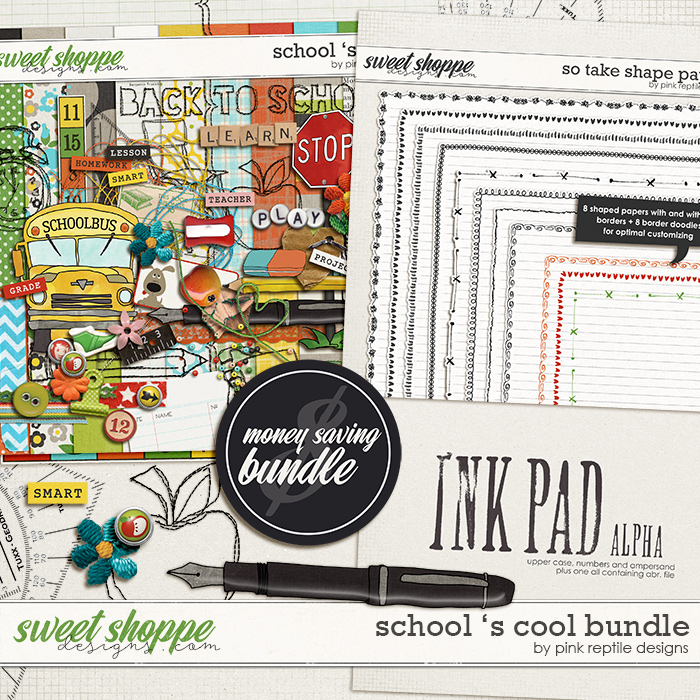 School 's Cool Bundle by Pink Reptile Designs School 's Cool Bundle by Pink Reptile Designs