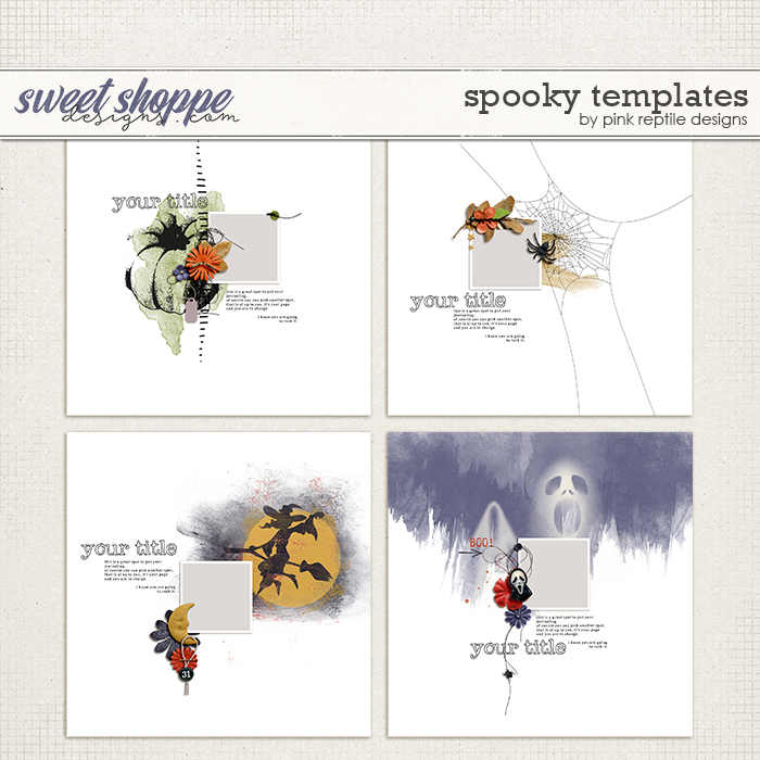 Spooky Templates by Pink Reptile Designs