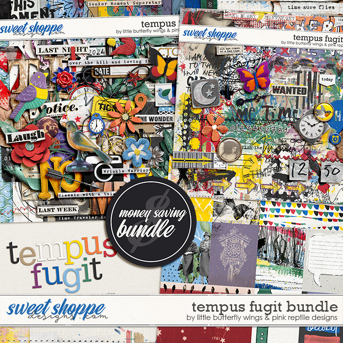 Tempus Fugit (bundle) by Little Butterfly Wings & Pink Reptile Designs