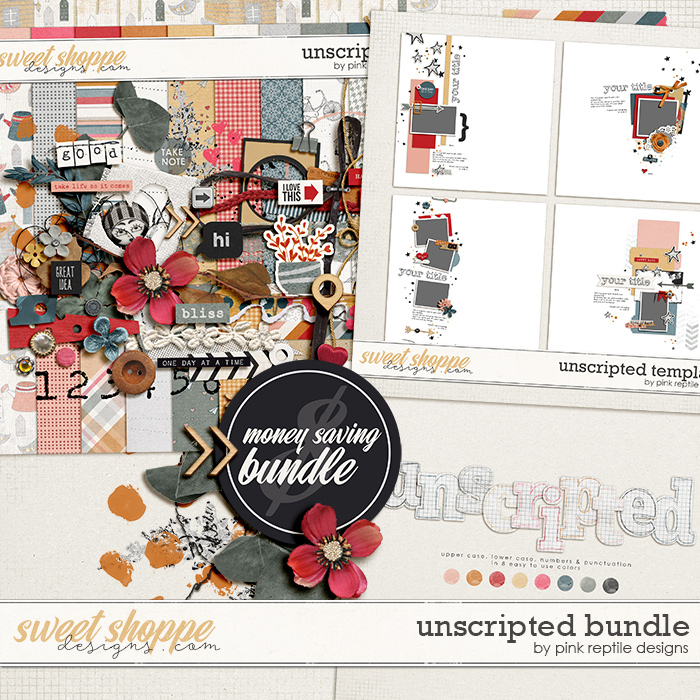 Unscripted Bundle by Pink Reptile Designs