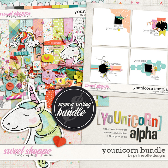 Younicorn Bundle by Pink Reptile Designs