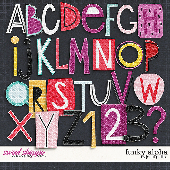 FUNKY ALPHA by Janet Phillips FUNKY ALPHA by Janet Phillips