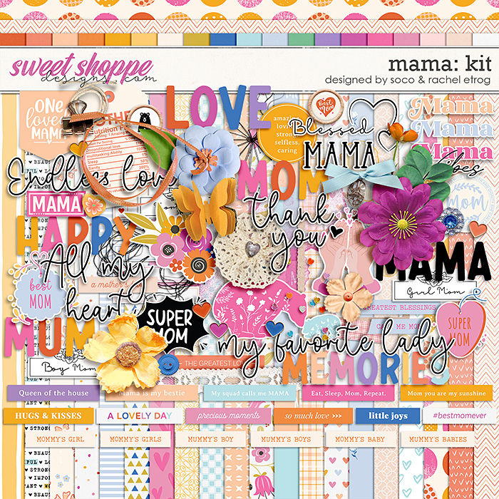 Mama: Kit | Designed by Soco and Rachel Etrog Designs