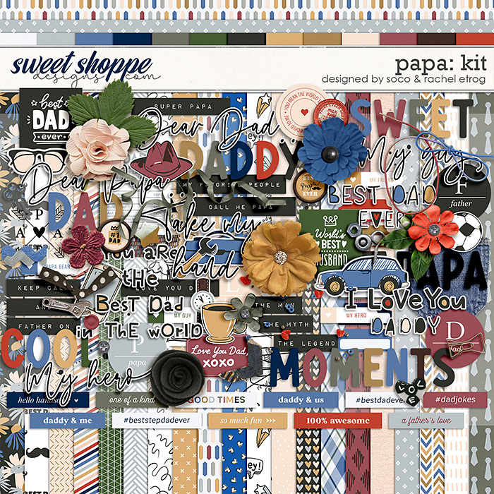 Papa: Kit | Designed by Soco and Rachel Etrog Designs