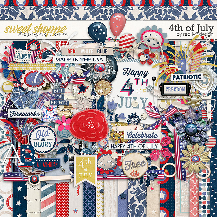 4th of July by Red Ivy Design