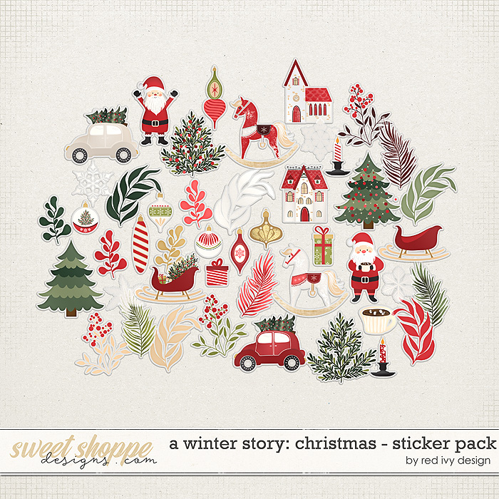A Winter Story: Christmas - Stickers by Red Ivy Design