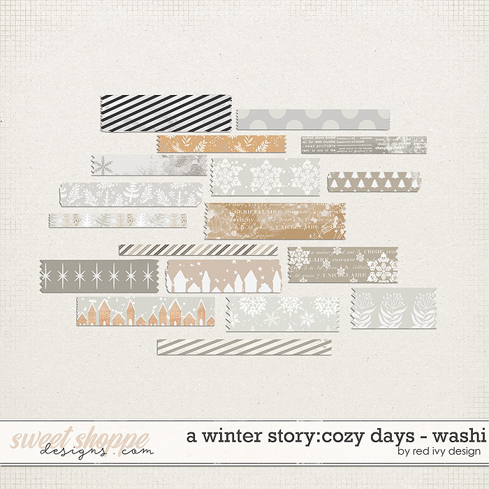 A Winter Story: Cozy Days Washi by Red Ivy Design