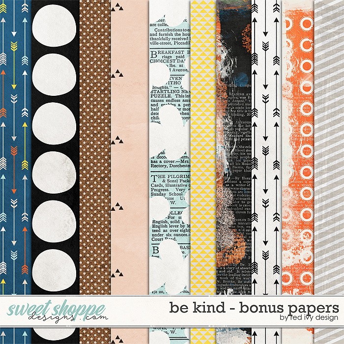 Be Kind - Bonus Papers by Red Ivy Design Be Kind - Bonus Papers by Red Ivy Design