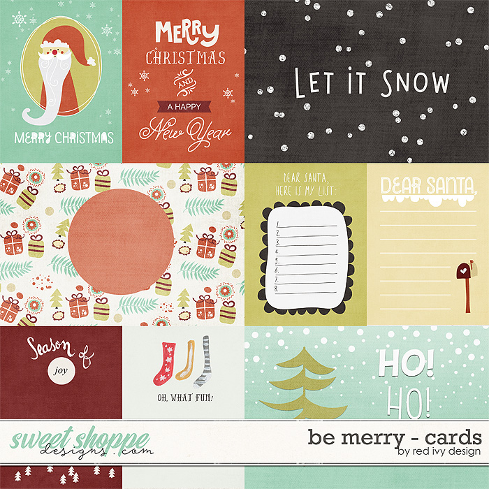 Be Merry - Cards by Red Ivy Design Be Merry - Cards by Red Ivy Design