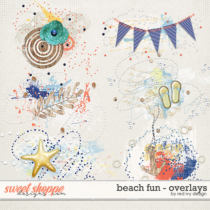 Beach Fun - Overlays by Red Ivy Design