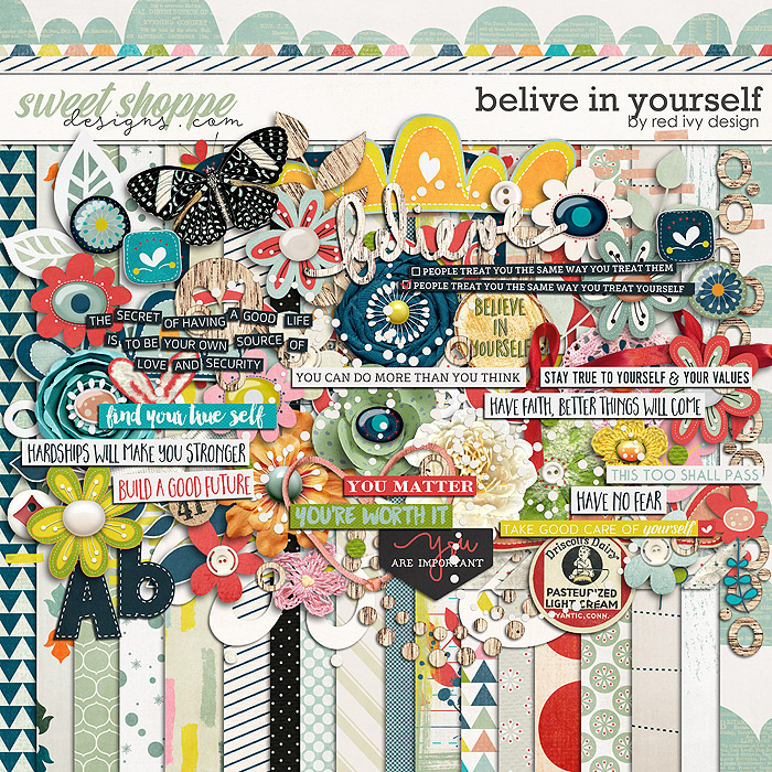 Believe In Yourself by Red Ivy Design