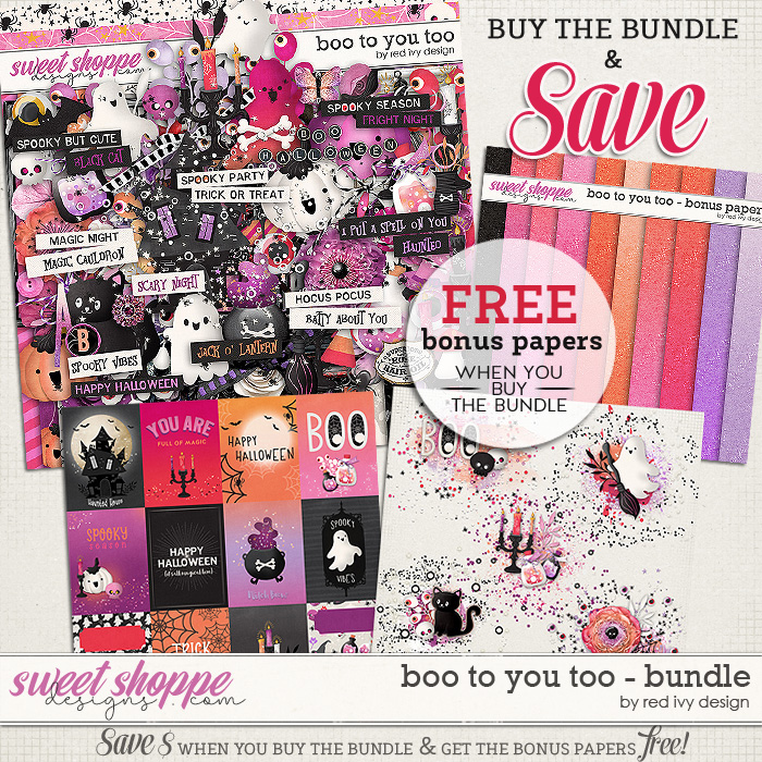 Boo to You - Bundle by Red Ivy Design