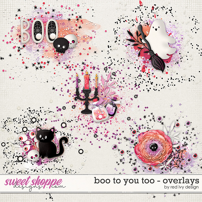 Boo to You Too - Overlays by Red Ivy Design